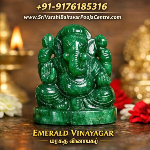 Emerald Vinayagar Statue